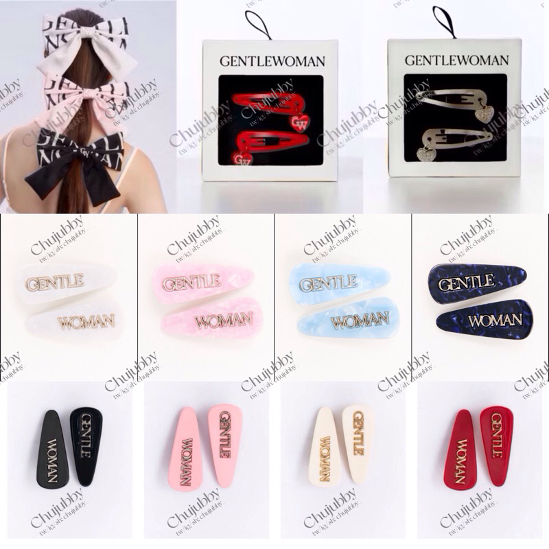 CHUJUBBY _[ใช้โค้ด20%]🔥ของแท้ 100% 💯 GENTLEWOMAN HAIR Clip