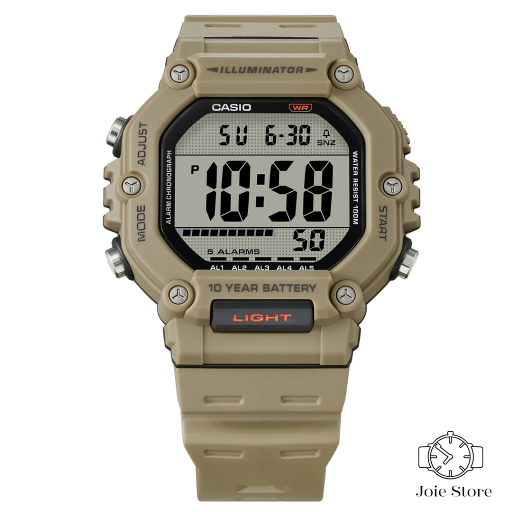 Casio AE-1600H-1AV / AE-1600H-8BV / AE-1600H-5AV นาฬิกาข้อมือคาสิโอ ประกัน 1 ปี