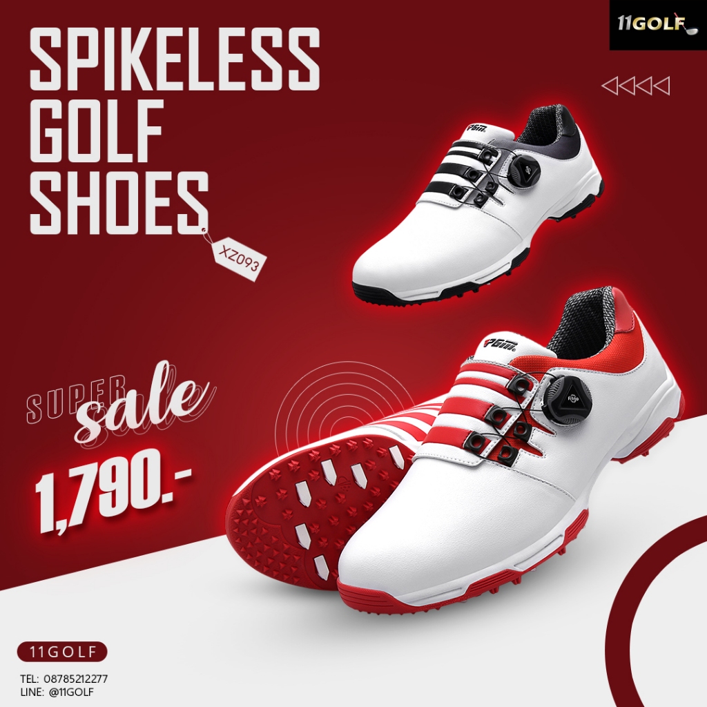 [11GOLF] PGM Men's Golf Shoes - XZ093 - รองเท้ากอล์ฟ ผู้ชาย