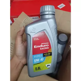 น้ำมันเครื่อง ENDURO 4T / RACING 10W-40 ( 0.8 L) เกรดสังเคราะห์ JASO MA2 รับประกันของแท้ 100%