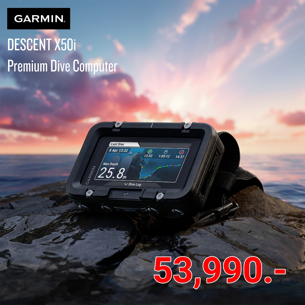 GARMIN Descent X50i Premium Dive Computer ที่สุดของ Dive computer