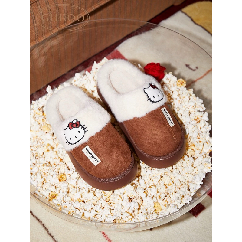 (พร้อมส่ง) Gukoo - Slipper Gukoo x Hello kitty
