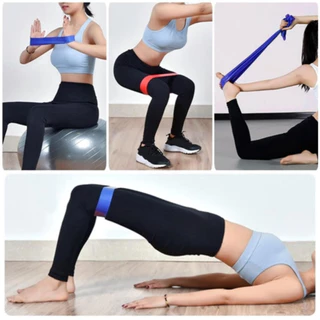 ของแท้ ยางยืดวงแหวน ออกกำลังกาย โยคะ 5 ระดับ สายแรงต้าน Exercise Loop Band, Yoga loop, Resistance