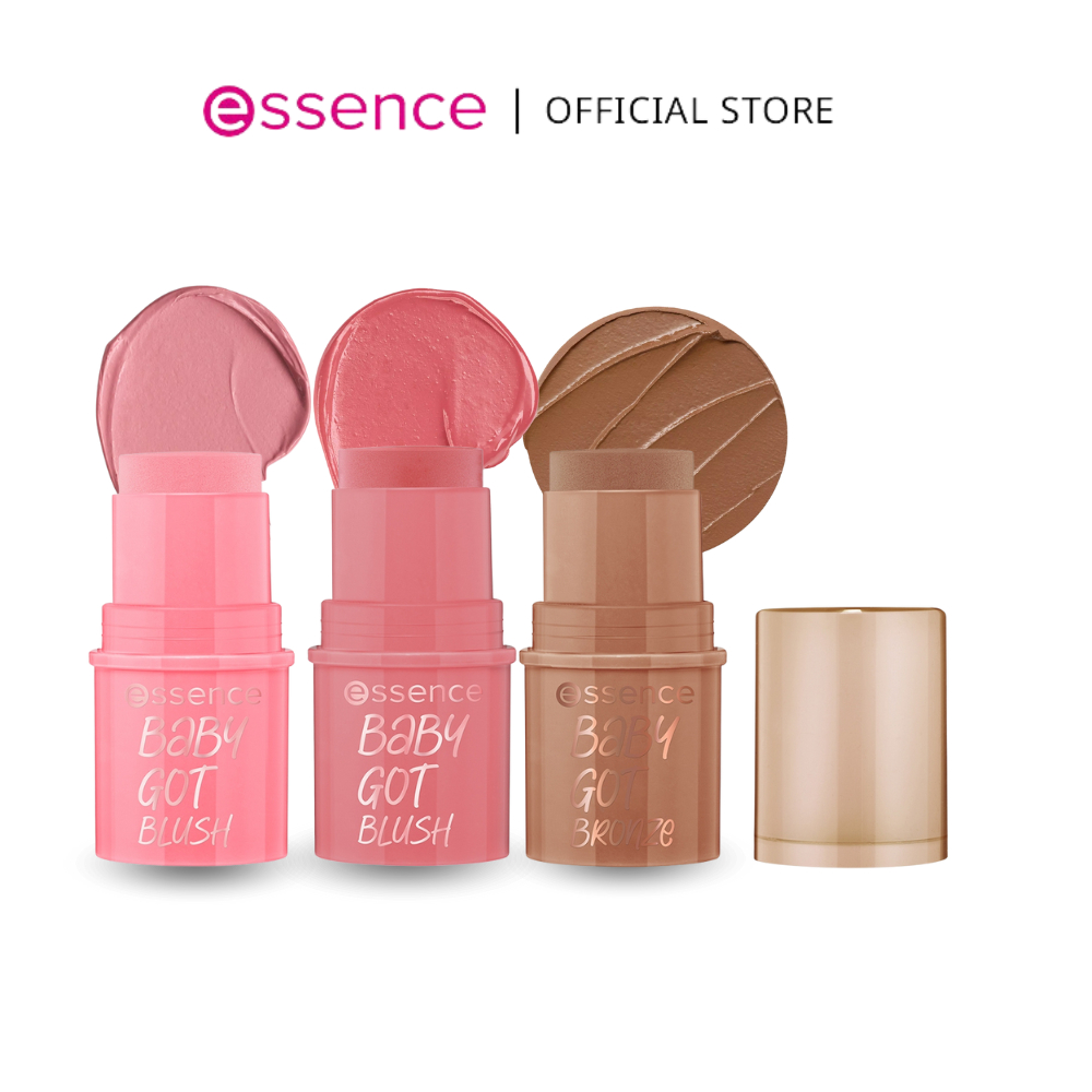 essence เอสเซนส์์ baby got blush and  bronzing stick  บลัชออนและบรอนเซอร์เนื้อครีม