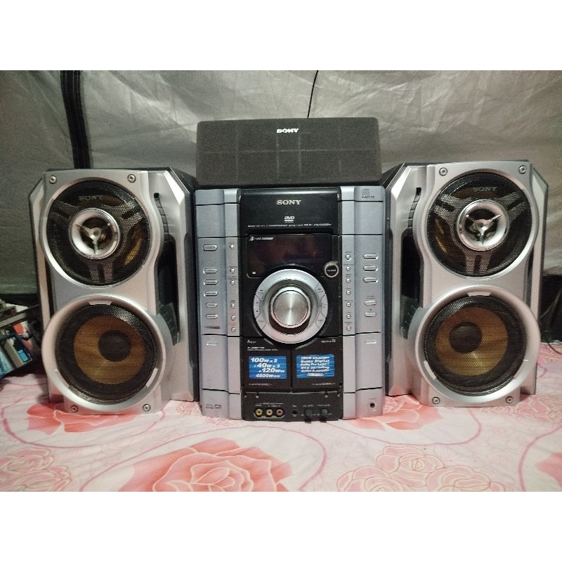 ลำโพงโซนี่ เครืองเสียงโซนี่ SONY เล่นเทปกับขยายได้ลำโพงกับตัวเครื่องคนละรุ่นกันเครื่องSS-RV999D