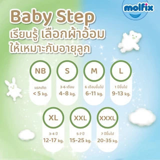 Molfix ผ้าอ้อมเด็กโมลฟิกซ์ พรีเมียมออแกนิค ยกลัง3แพ็ค