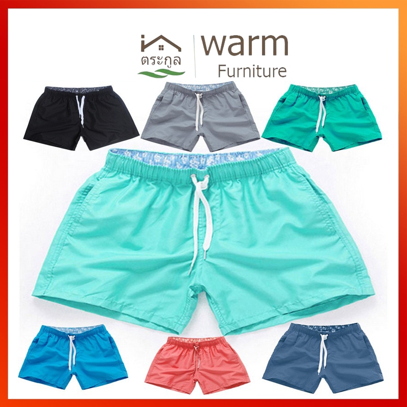 [จัดส่งในกทม] 2025กางเกงชายหาดชายฤดูร้อนว่ายน้ำแบบแห้งเร็วทาสลานกางเกงเซิร์ฟ  ใหม่ กางเกงขาสั้นว่ายน้ำชายหาดแบบแห้งเร็วส