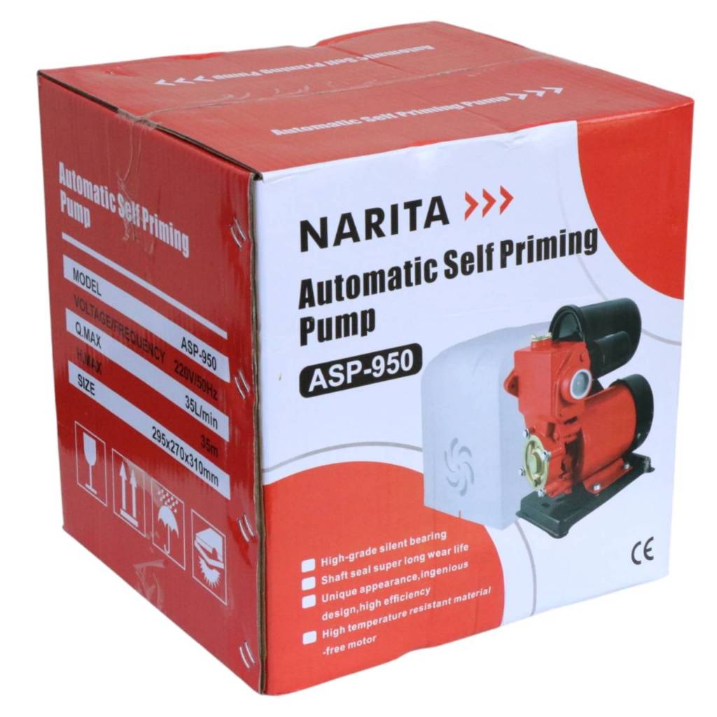 NARITA ปั้มน้ำอัตโนมัติ ปั๊มน้ำ 950W 1.5HP รุ่นงานหนัก PRO-XXL Series ปั๊มน้ำออโต้ (รุ่นใหม่ฝาครอบตัวใหญ่) - รูปที่ 7