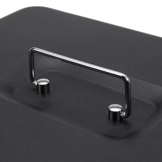 Cash Box ลิ้นชักเก็บเงิน ตู้เซฟ กระปุกออมสินตู้เซฟ กล่องเก็บเงินแบบพกพา ถาดทอนเงิน ถาดแคชเชียร์ อัพเกรดแบบสองชั้นรับปร