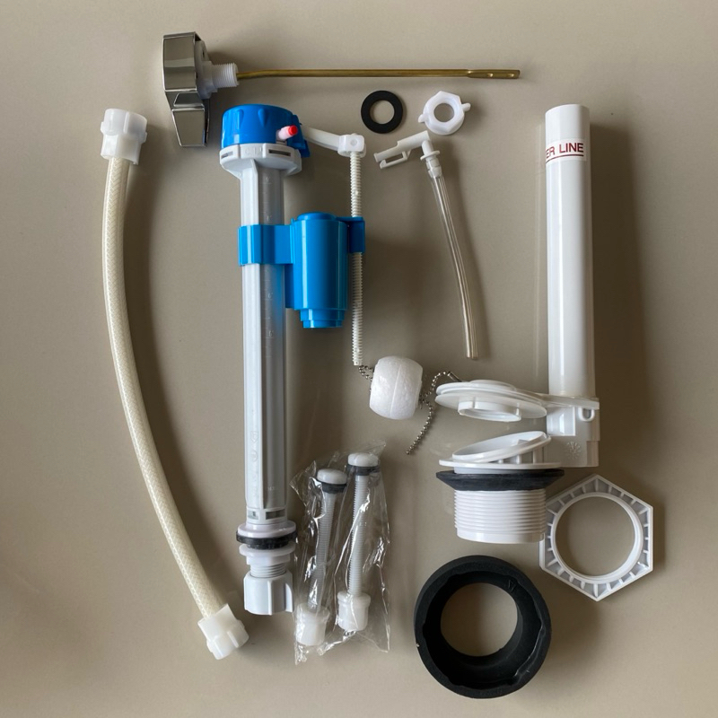 TOP STORE อุปกรณ์ถังพักน้ำ กดข้าง 1593040-SP-CP กะรัต KARAT มาตรฐาน ใช้ได้ทุกยี่ห้อ อุปกรณ์หม้อน้ำชักโครก - รูปที่ 5