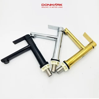 DONMARK ก๊อกน้ำอ่างล้างหน้าคอยาว ด้ามยก ปัดซ้าย/ขวา มีให้เลือก 4 สี รุ่น A-1704K
