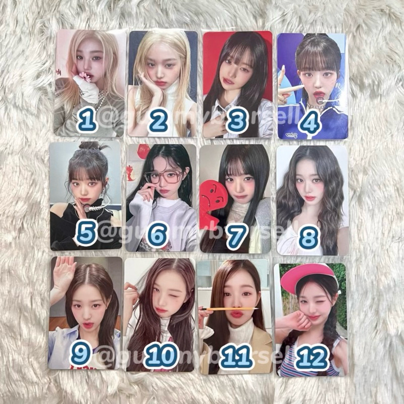 การ์ด ive พร้อมส่ง วอนยอง Switch / wave /mine การ์ดแท้ photocard Wonyoung