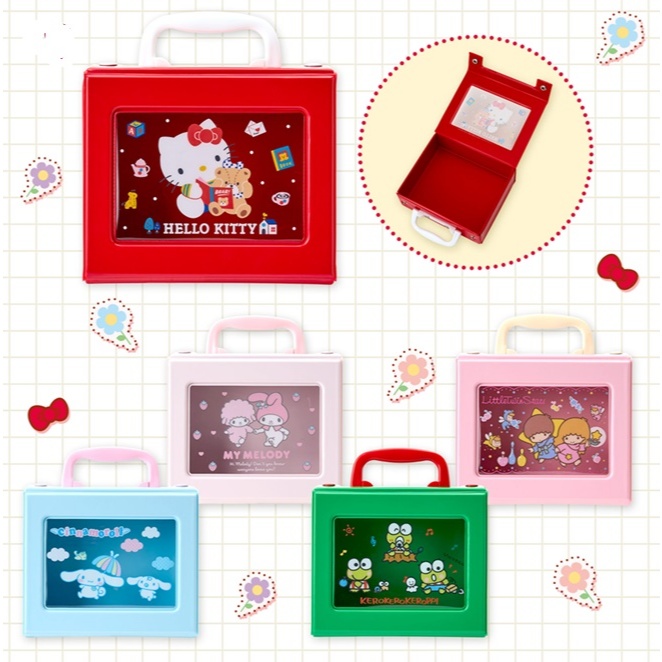 กล่องหิ้ว หน้าใส 17.0 x 14.5 x 6.6cm MX Sanrio Trunk Case (Personal Goods Forever) Accessory Case Storage
