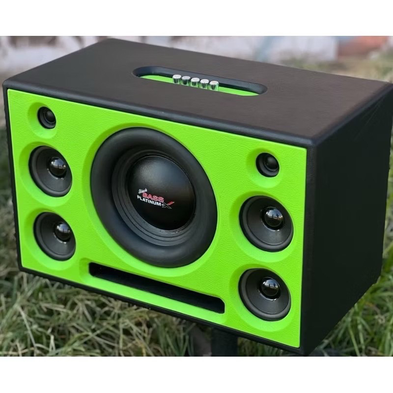 ลำโพงบลูทูธพร้อมใช้งาน ดอกเบส10นิ้ว หน้างานสองชั้น