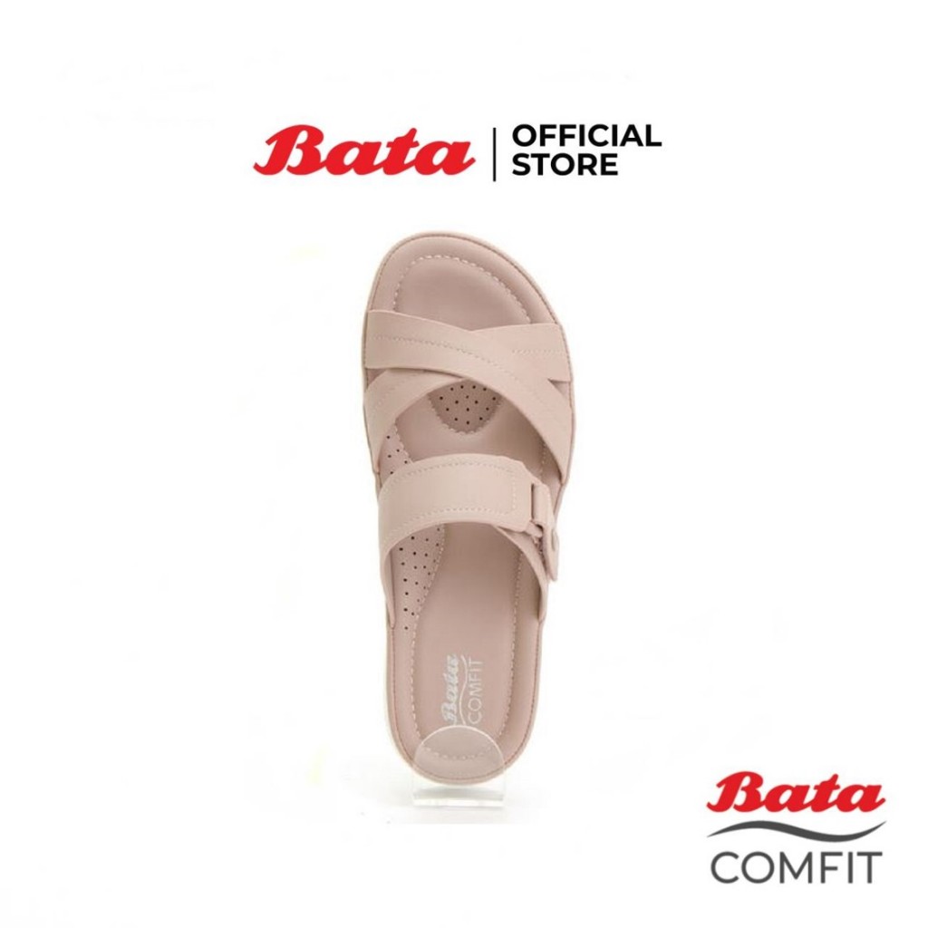 *Best Seller* Bata Comfit รองเท้าแตะเพื่อสุขภาพ รุ่นเบลล่าใส่ สำหรับผู้หญิง นุ่ม ใส่สบาย สีชมพูกะปิ 6615392