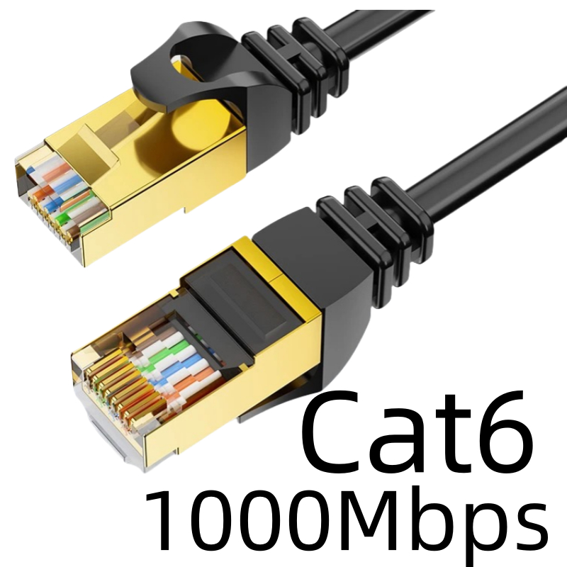 สายเคเบิลเครือข่าย LAN CAT6 1000mbps ช่วงความยาว 1m\2m\3m\5m\10m\15m\20m