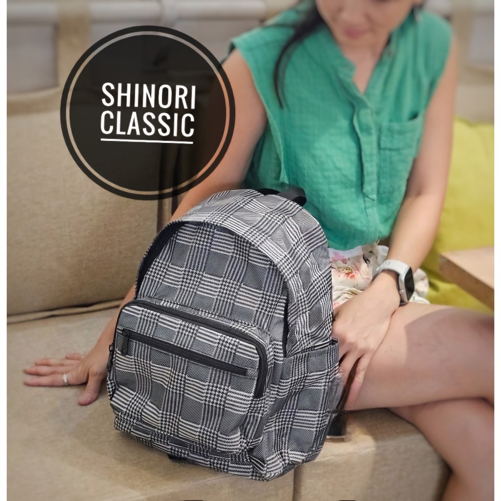 HAPITAS Back Pack Mini กระเป๋าพับ เป้พับขนาดเล็ก ลาย Shinori