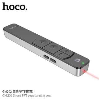 HOCO GM202 เลเซอร์พอยเตอร์ ควบคุมสไลด์ เปลี่ยนหน้า เพิ่ม-ลดเสียง Hyperlink นำเสนอ PPT พรีเซนต์งาน