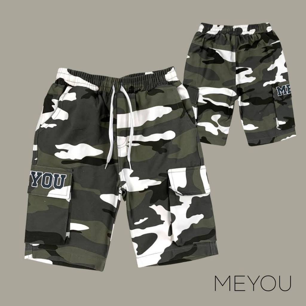 กางเกงคาโก้ลายทหาร MEYOU BRAND