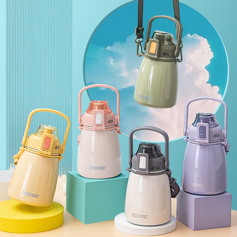 DODGE กระติกน้ำเก็บความเย็น กระติกน้ำสแตนเลส กระติกน้ำเด็ก กระติกเก็บความเย็น ขนาด880ml