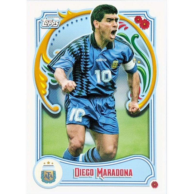 Topps AFA Team Base Card 2023 ตัวการ์ดเป็นใบหนา