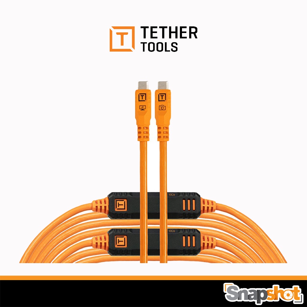 TetherPro Optima 10G  (9.4m ) USB-C, Straight to Straight Cable Tether tools