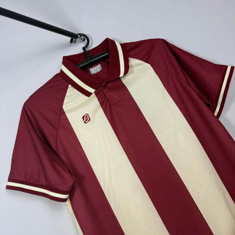 Ego เสื้อกีฬาแนววินเทจ  ทรงโอเวอร์ไซส์ ใส่ออกกำลังกาย ใส่เทียวตัวเดียวจบ  STW2040 OVERSIZE POLO SHIR