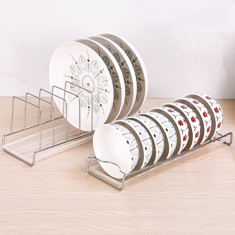 ชั้นวางจานสแตนเลสพร้อมถาดระบายน้ำ สำหรับวางจาน LZ03 - รูปที่ 2