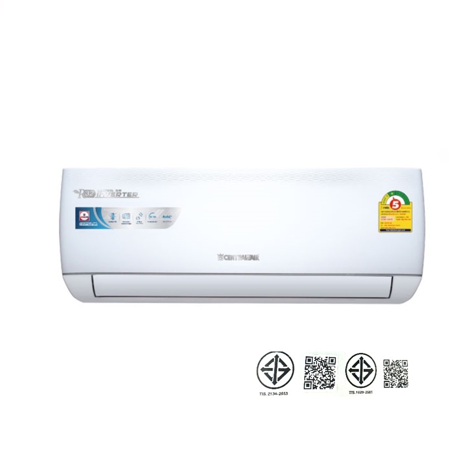 [ติดตั้ง] CENTRAL AIR แอร์ติดผนังระบบอินเวอร์เตอร์รุ่น IVJS-SERIES R32 ขนาด 9700-25400 BTU