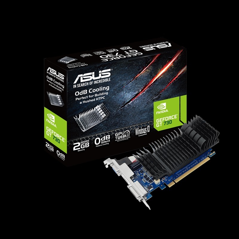 VGA (การ์ดจอ) ASUS GEFORCE GT 730 SL BRK - 2GB DDR5 64BIT (GT730-SL-2GD5-BRK)