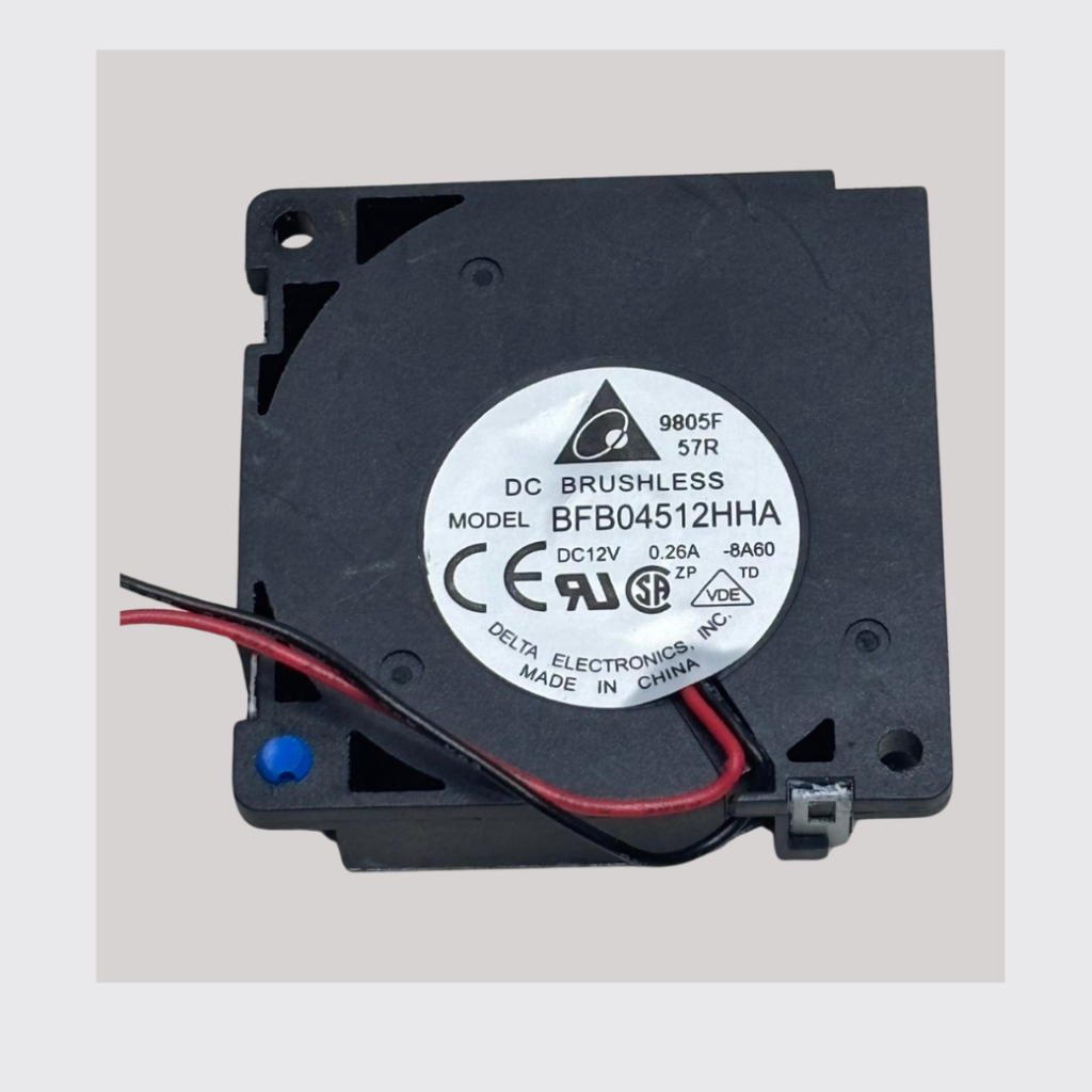 พัดลมหอยโข่ง DC 12V Delta Electronics รุ่น BFB04512HHA สำหรับระบบระบายความร้อน
