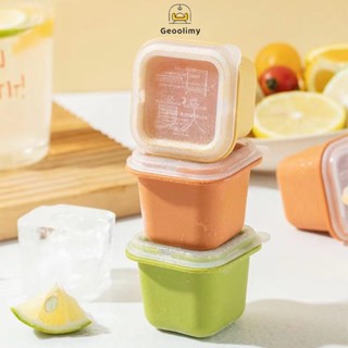 แม่พิมพ์บล็อกน้ำแข็ง รูปทรงสี่เหลี่ยมจัตุรัสเดี่ยว เครื่องทำ…