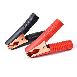 สายคีบแบตหางปลาOT20A เบอร์2x2.5sqmm มอก iso 9001 สายยาว50cm/และ1.5เมตร/3เมตร ให้เลือก สายคีบแบตต่ออินเวอร์เตอร์
