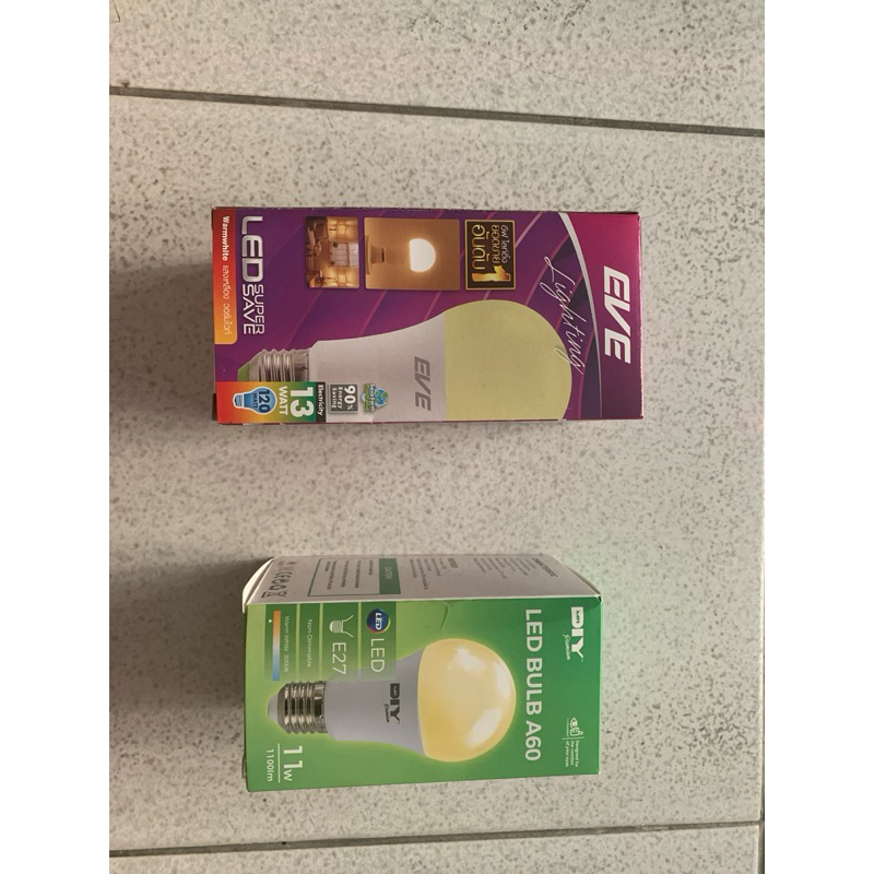 LED lighting มีแบบ 11w และ 13w (warm white)