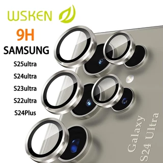 WSKEN S25 Ultra S26Ultla ตัวป้องกันเลนส์ Samsung Galaxy S22/S23/S24 Ultra ตัวป้องกันเลนส์กล้อง HD ฟิล์มกระจกนิรภัยโลหะ