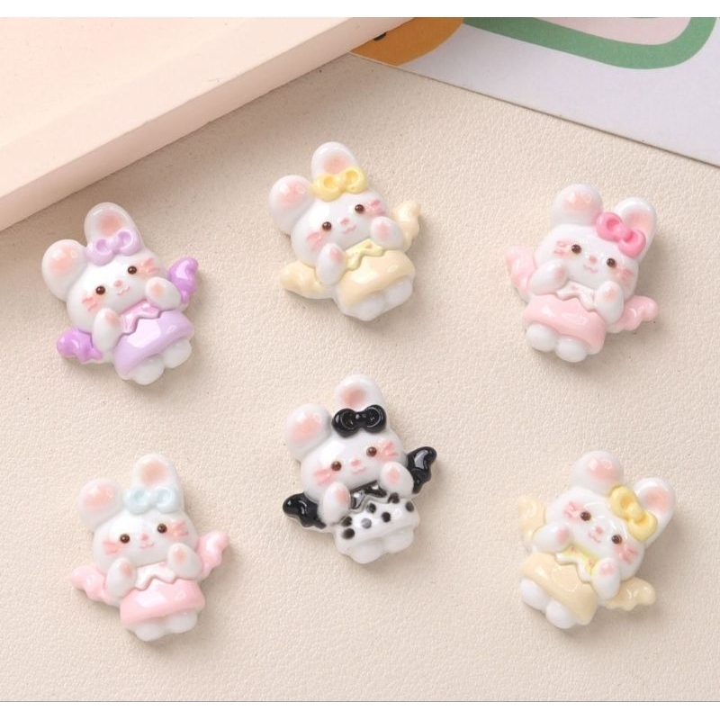 เรซิ่นกระต่ายset5ชิ้น25