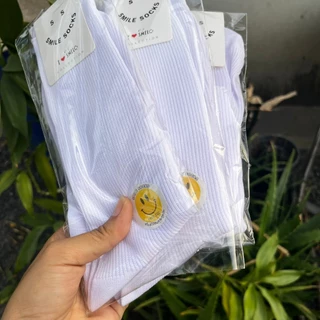 ถุงเท้านักเรียน ข้อยาว สีขาว ป้ายขาว ขนาด 5-7/7-9/9-12Freesize สินค้าพร้อมส่ง
