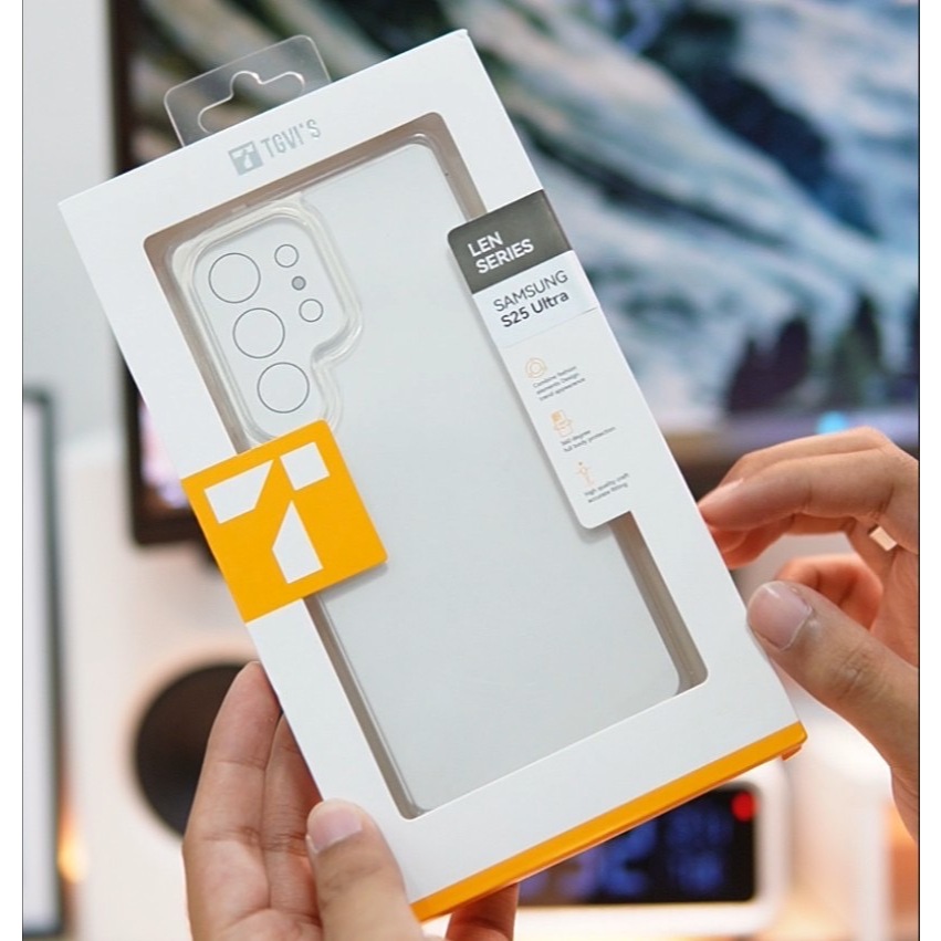 TGVIS เคสใสกันกระแทก S25 Ultra / S24 Ultra / S23 Ultra / S23 Plus หลังแข็ง ขอบนิ่ม ไม่ดันฟิล์ม