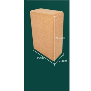 LIYA-บล็อกโยคะไม้ก๊อก Yoga Block