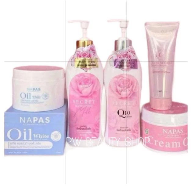 โลชั่นนมหอมซีเคร็ท Milk Secret / ครีมออยหอม / พิเทร่า / กันแดดนมหอม / ครีมออยไวท์ NAPAS #นภัส
