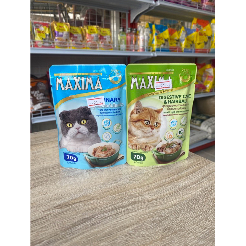 อาหารแมว ชนิดเปียก Maxima