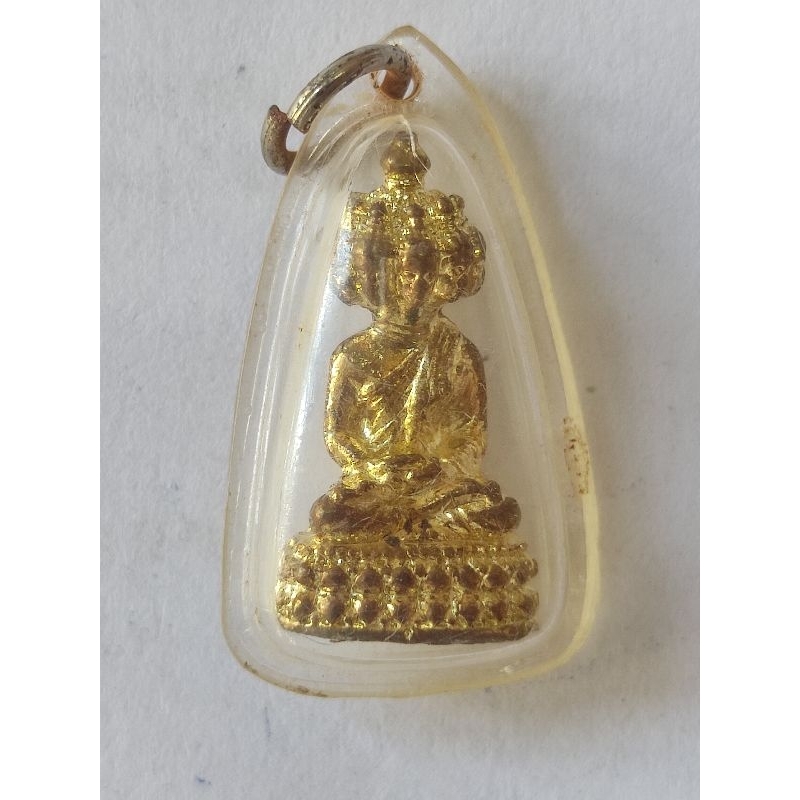 พระมหาเศรษฐีนวโกฏิ เนื้อโลหะลอยองค์ ขนาด 1.5x2.2 ซ.ม. D2