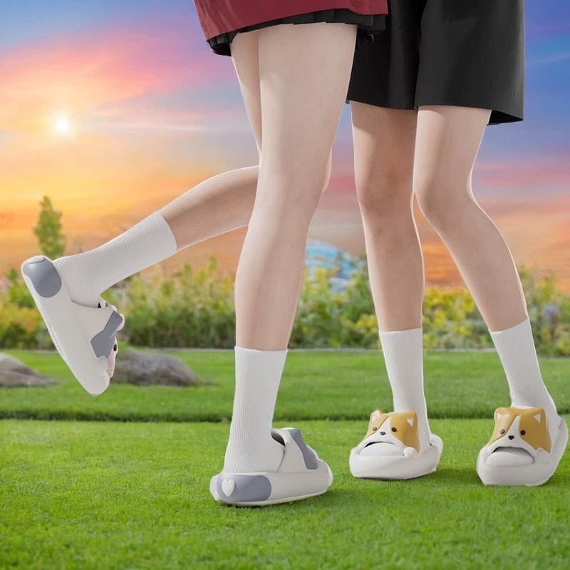 พร้อมส่งจากไทย 【TX-3310】แตะแบบสวม หน้าแมวเมี๊ยวน้อย น่ารักมากๆสีพื้นสายแบ๊วห้ามพลาดนะค้าาา กันลื่นกันน้ำได้ - รูปที่ 5