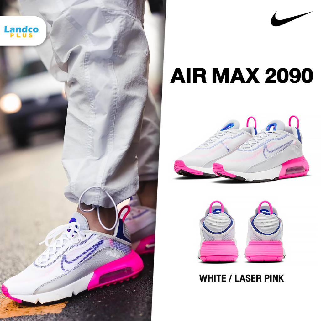 Nike ไนกี้ รองเท้าผ้าใบ  สำหรับผู้หญิง W RN Shoe AirMax2090 CZ3867-101 (5200)
