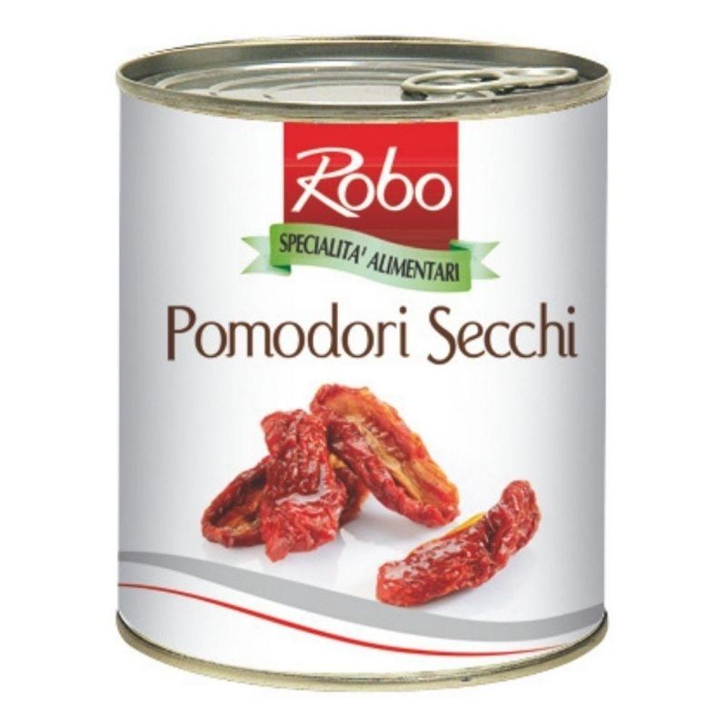 ROBO DRIED TOMATOES POMODORI SECCHI 750g - โรโบะ มะเขือเทศซันดราย มะเขือเทศแห้งในน้ำมันดอกทานตะวัน  ขนาด 750 กรัม