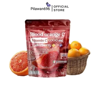 🍊❤️🇮🇹 | พร้อมส่ง+ของแท้ | Blood orange C Vitamin C 1,000 mg ฟื้นฟูผิว ลดริ้วรอย Jamsai แจ่มใส ส้มเลือด คอลลาเจน