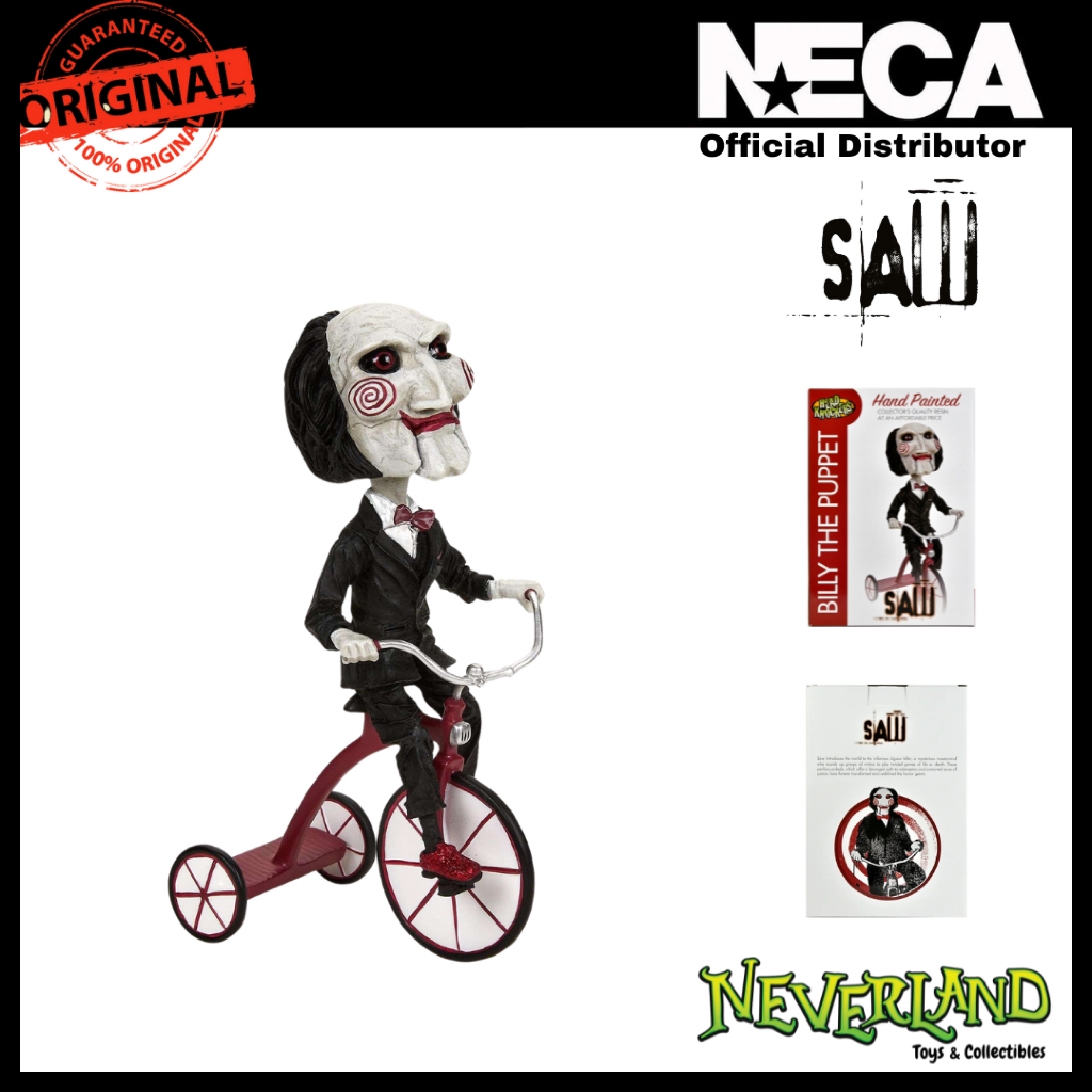 NECA Saw Billy the Puppet on Tricycle Head Knocker