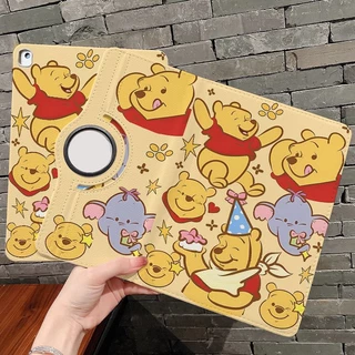 🔥ส่งในพื้นที่🔥เคสป้องกัน iPad หมุนได้ 360° Winnie Pooh เหมาะสำหรับรุ่น gen9 Air4/5 Gen11 Air8 11