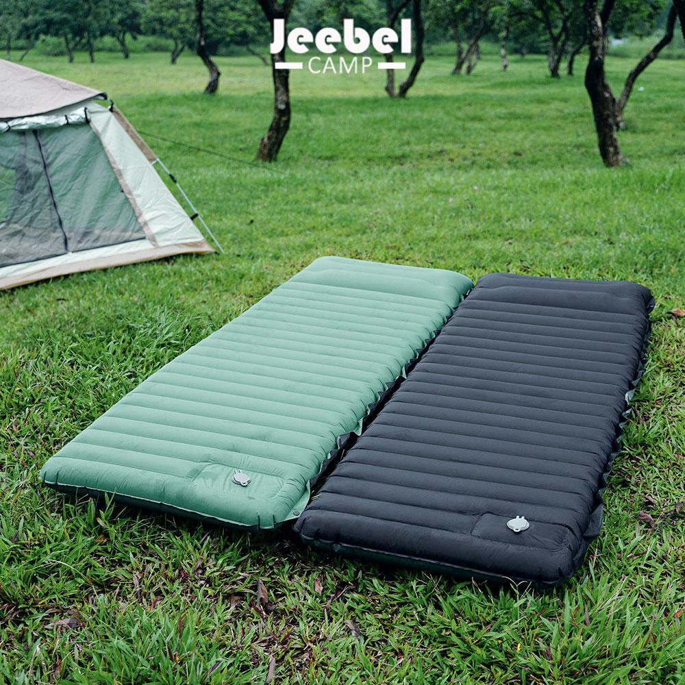 ที่นอนเป่าลมอัตโนมัติ 10cm มีหมอนในตัว กันชื้น นอนสบาย เหมาะสำหรับตั้งแคมป์ เดินป่า กลางแจ้ง