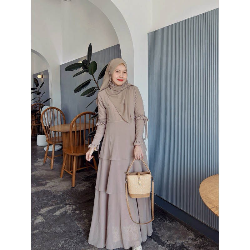 Ella collection ชีฟองซับในทั้งชุด พร้อมป้ายแบรนด์